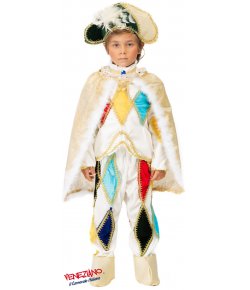 Costume di carnevale ARLECCHINO IN VELLUTO